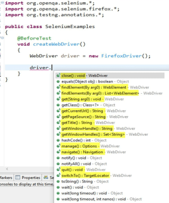 Driver and Elements in Selenium SS Blog
