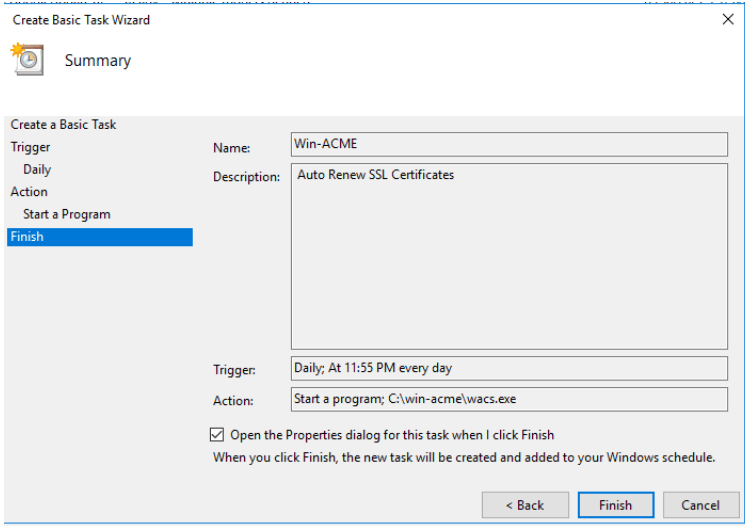 Installation of WinACME tool to Autorenew SSL certificates SS Blog