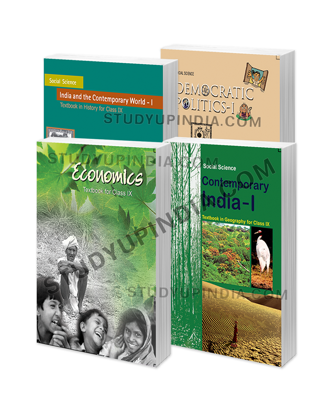 NCERT Class 9 SST COMBO Set English Medium StudyUpIndia