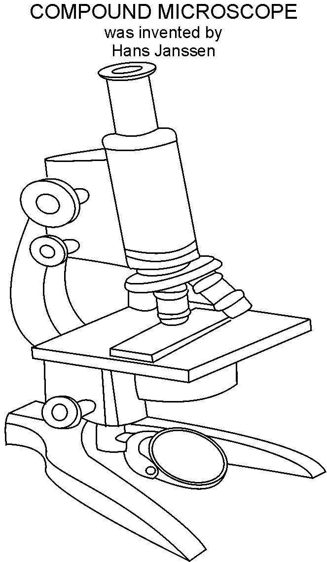 Microscope Coloring Pages