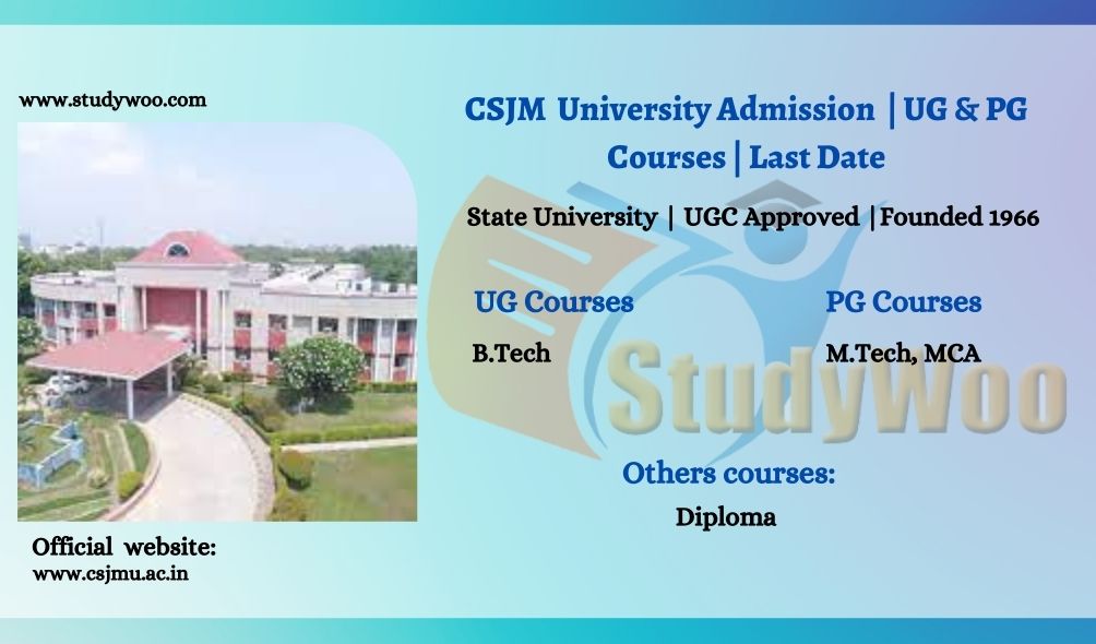 Kanpur University Admission 202425 Courses, Application Form