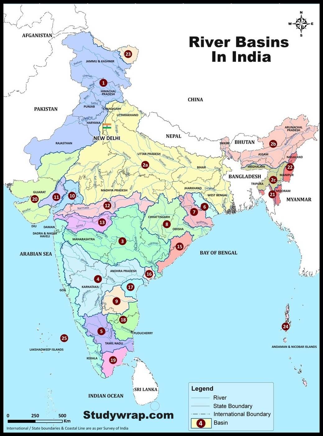 The Indian Drainage System (River system of India) Study Wrap