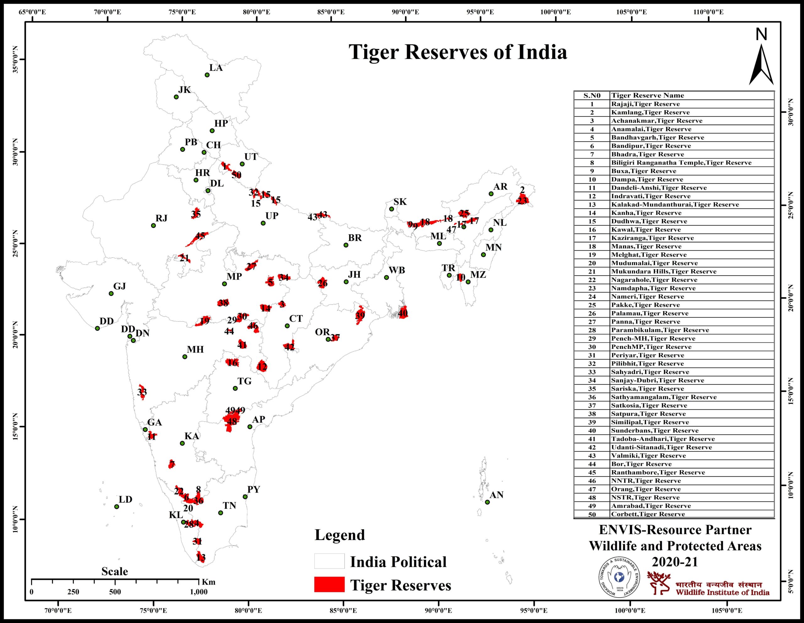 Tiger Reserves in India & Project Tiger Study Wrap
