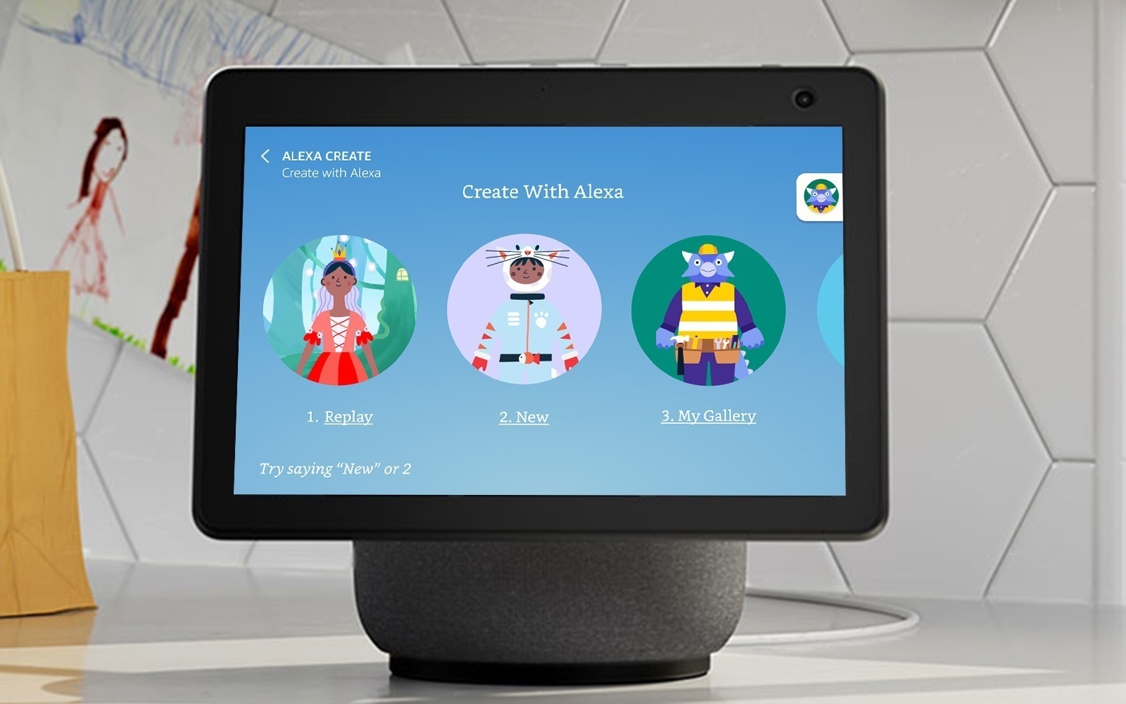 Amazon’s Create With Alexa Uses AI To Animate Stories For Kids Stuff