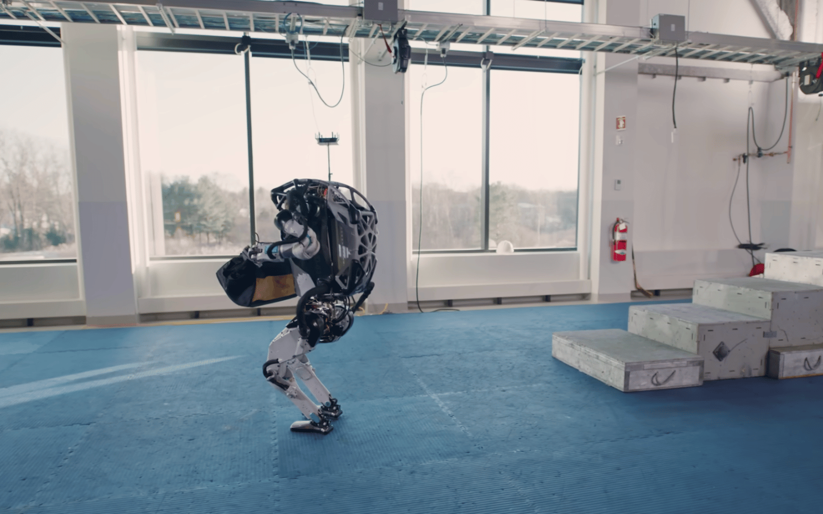 Watch Boston Dynamics' Atlas Robot Demonstrates Its Skill In The
