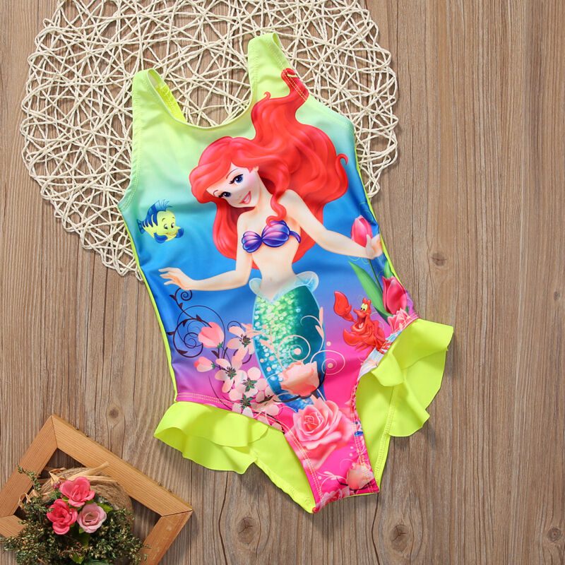 Maillot de bain pour bébés filles Ensemble pour bébés, Ariel, costume