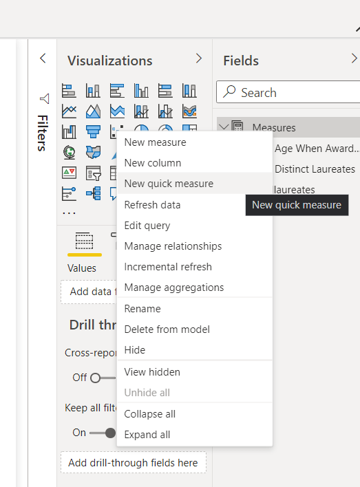 A Running Total Calculation with Quick Measure in Power BI