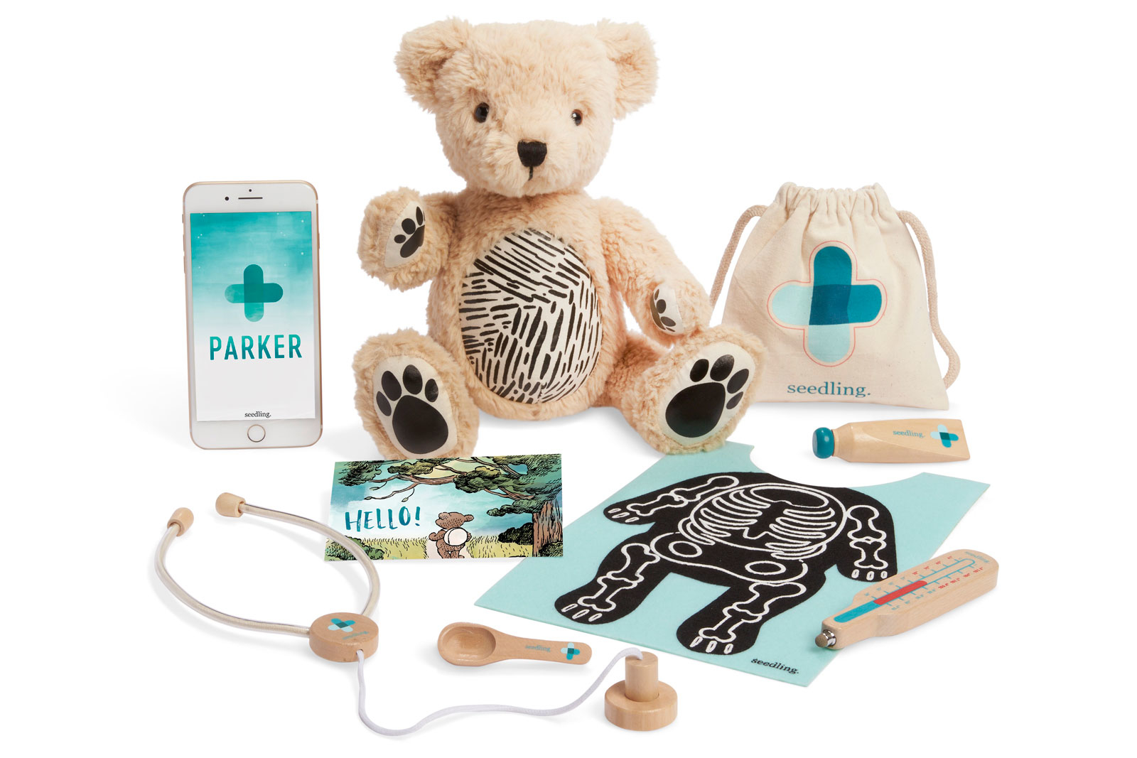 Interactive teddy bear uses augmented reality to teach kids basic