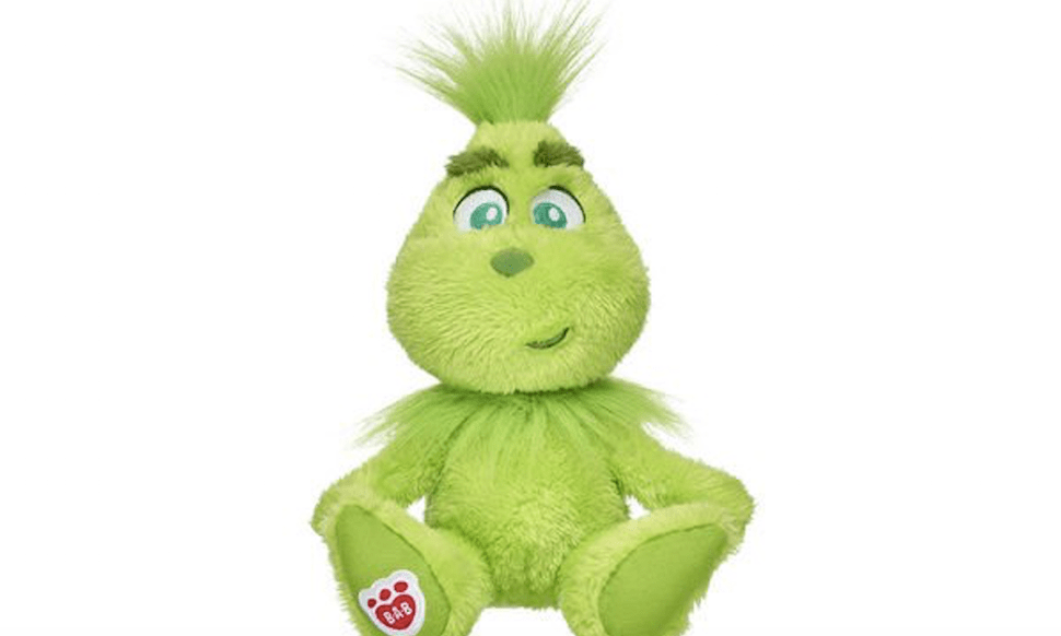 BuildABear introduces a whole line of Grinch plushies