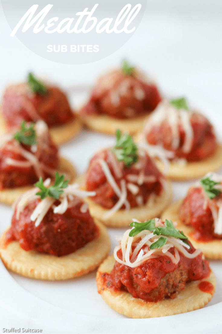 Meatball Sub Recipe Bite Sized Appetizer Dish