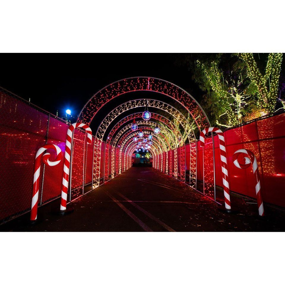 Winter WonderLAnd DriveThru Christmas Lights Show Woodland Hills