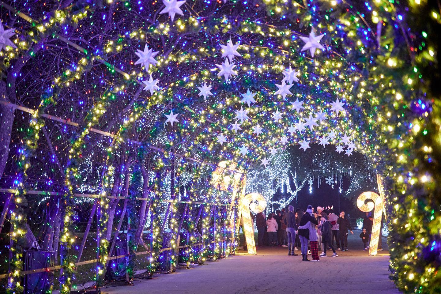 2022 Los Angeles Holiday Road Christmas Lights Walking Display