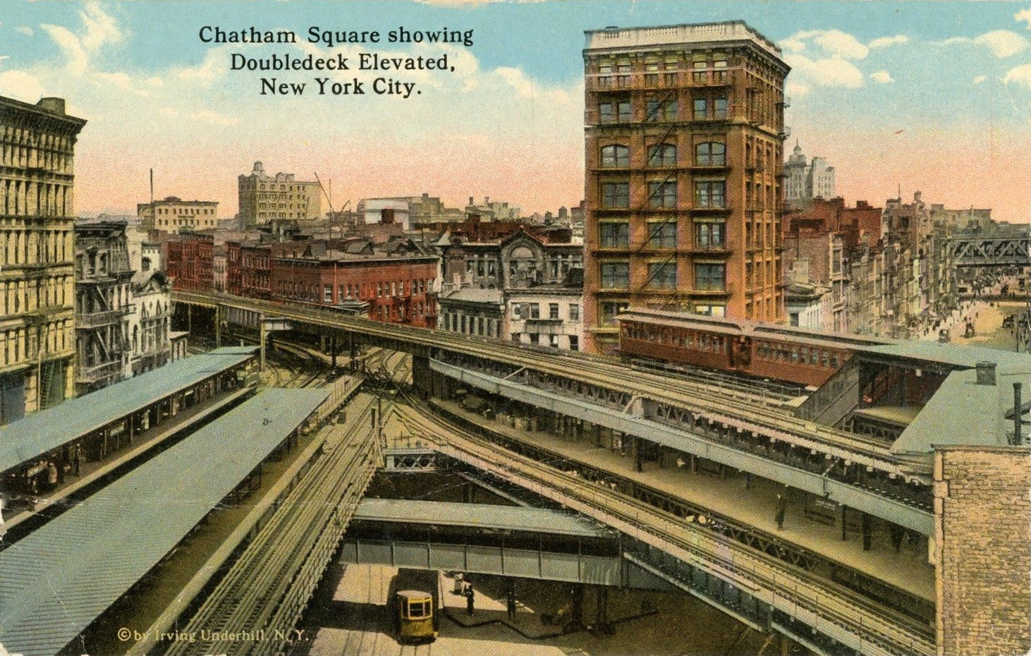 Old New York In Postcards 14 The New York Elevated