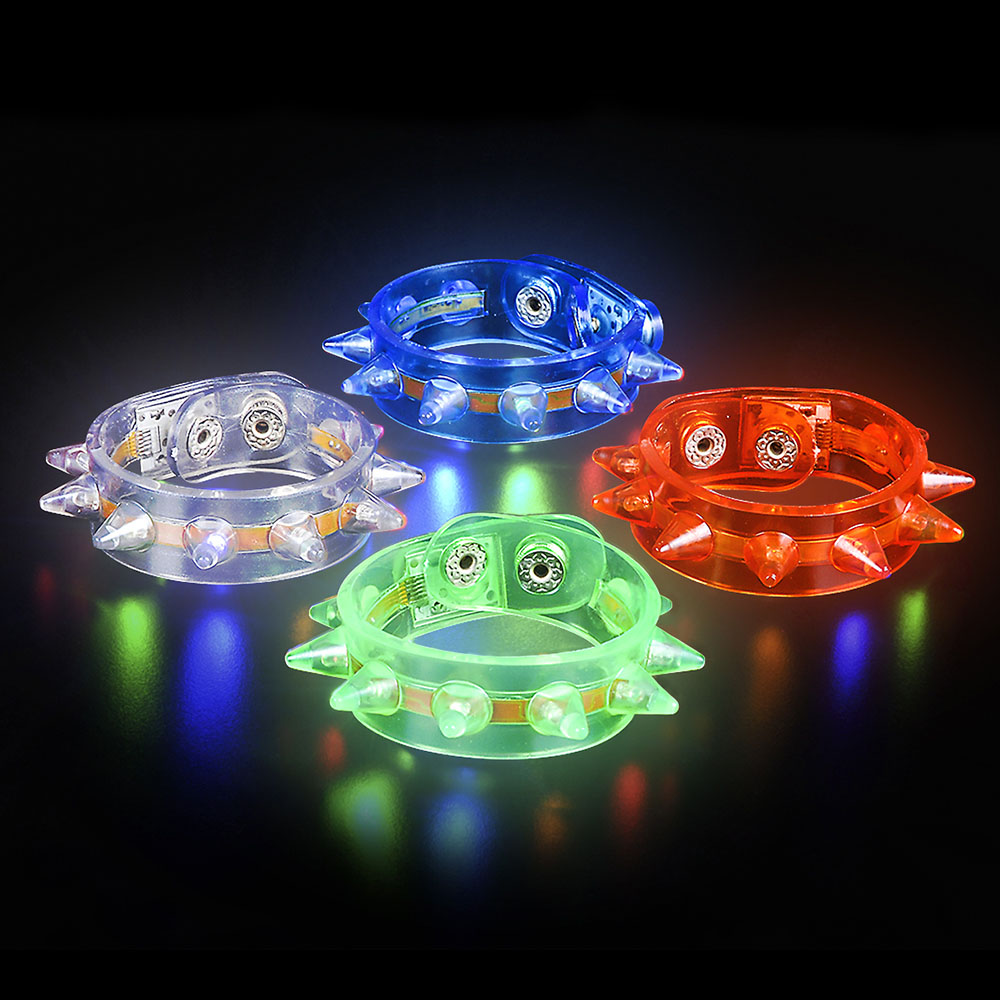Flashing Spike Bracelet The Stuff Shop