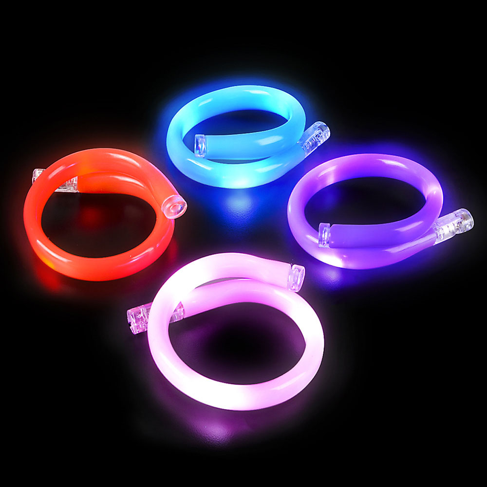 LED Flashing Tube Bracelets The Stuff Shop