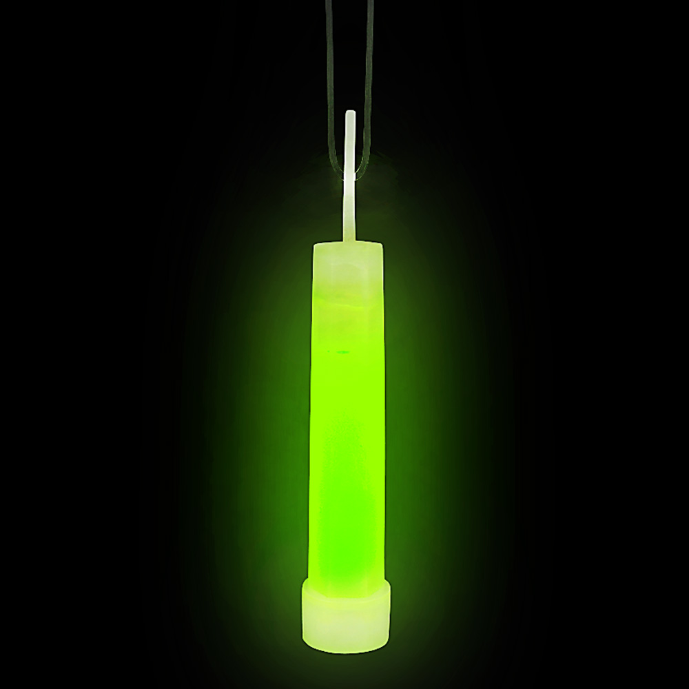 4" GREEN GLOW STICK NECKLACE The Stuff Shop