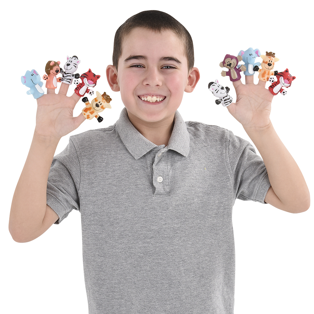 ZOO ANIMAL FINGER PUPPET The Stuff Shop