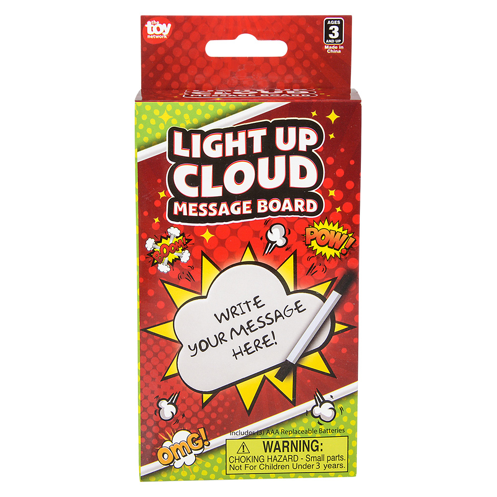 5.5" LIGHTUP CLOUD MESSAGE BOARD The Stuff Shop