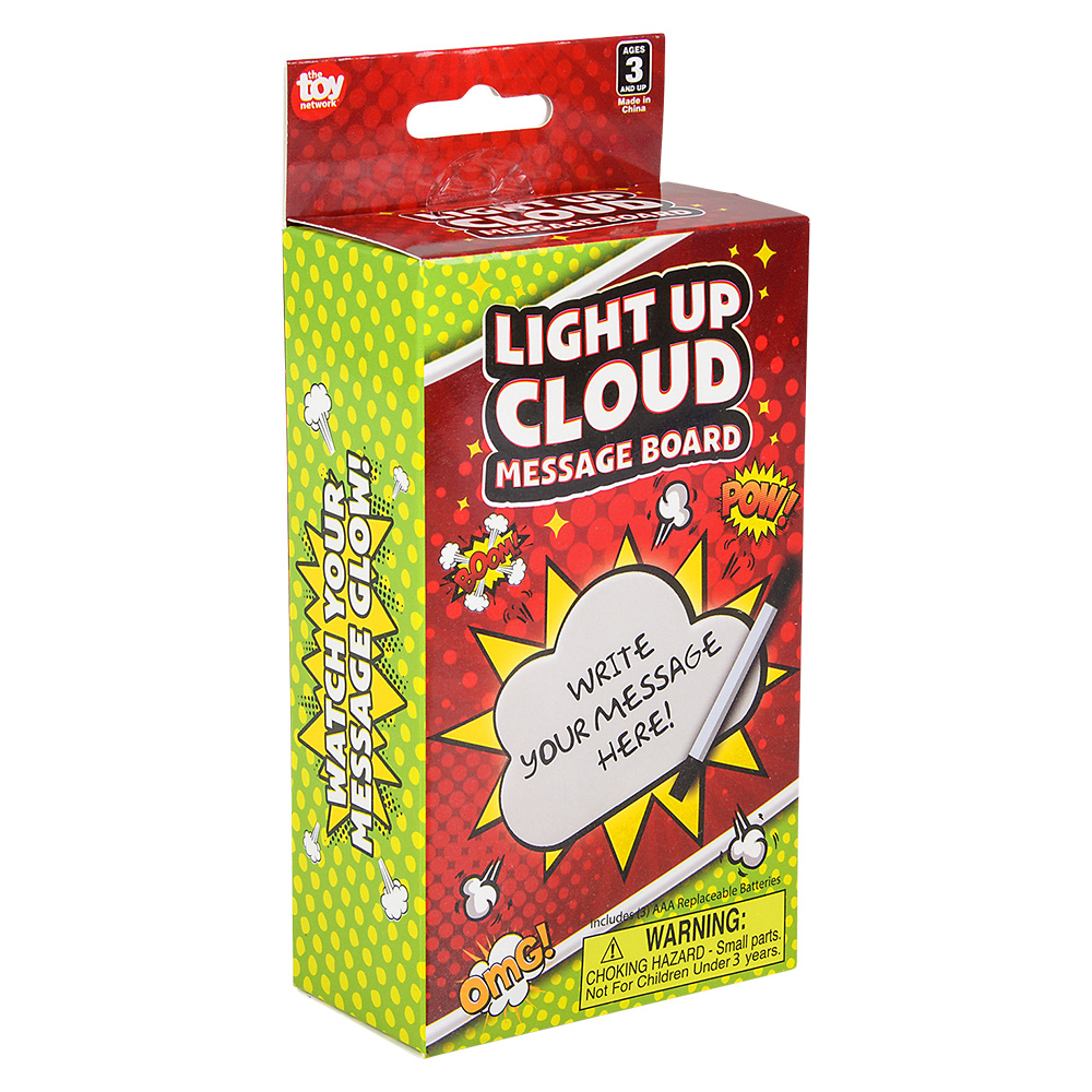5.5" LIGHTUP CLOUD MESSAGE BOARD The Stuff Shop