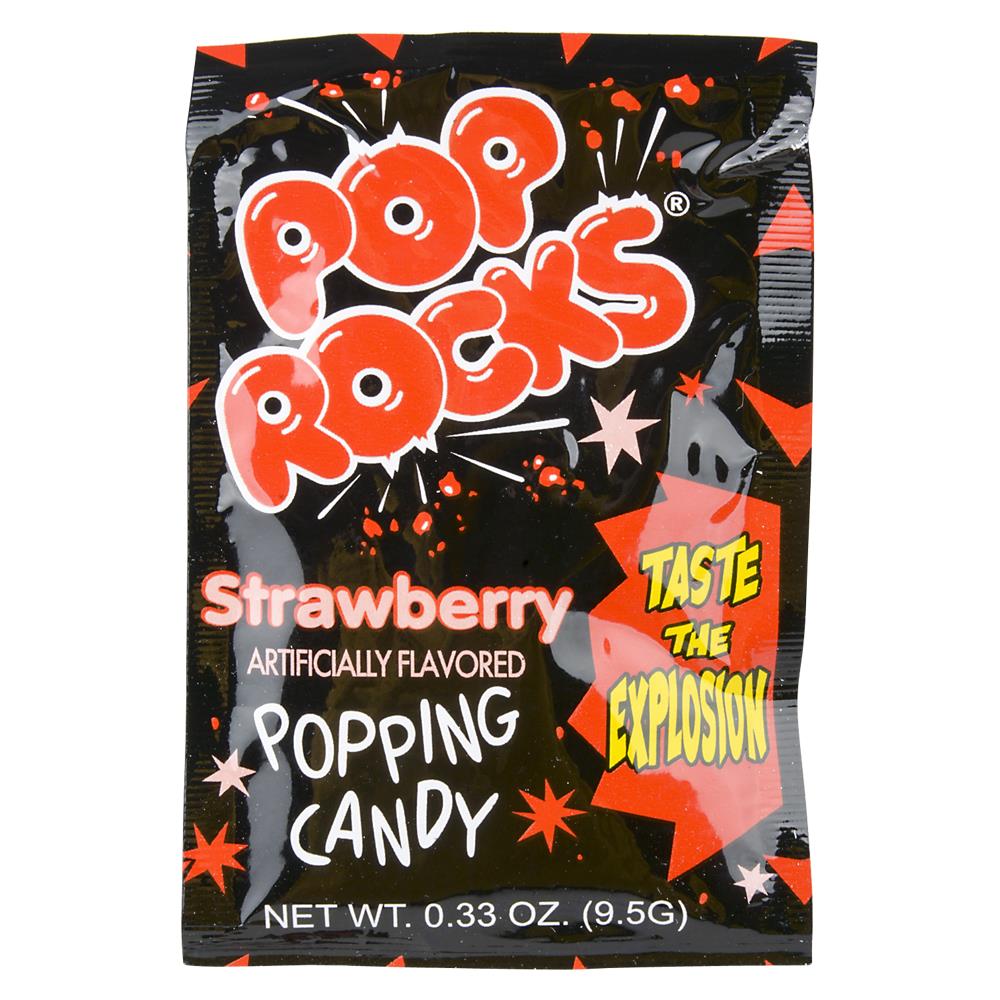 POP ROCKS STRAWBERRY 24PCS/DISPLAY The Stuff Shop