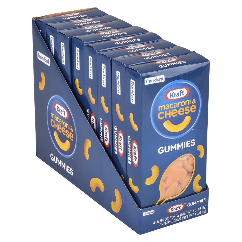FRANKFORD KRAFT GUMMY MAC & CHEESE 8CT The Stuff Shop