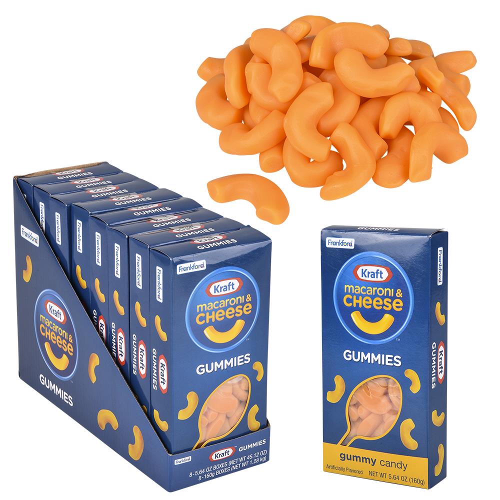 FRANKFORD KRAFT GUMMY MAC & CHEESE 8CT The Stuff Shop