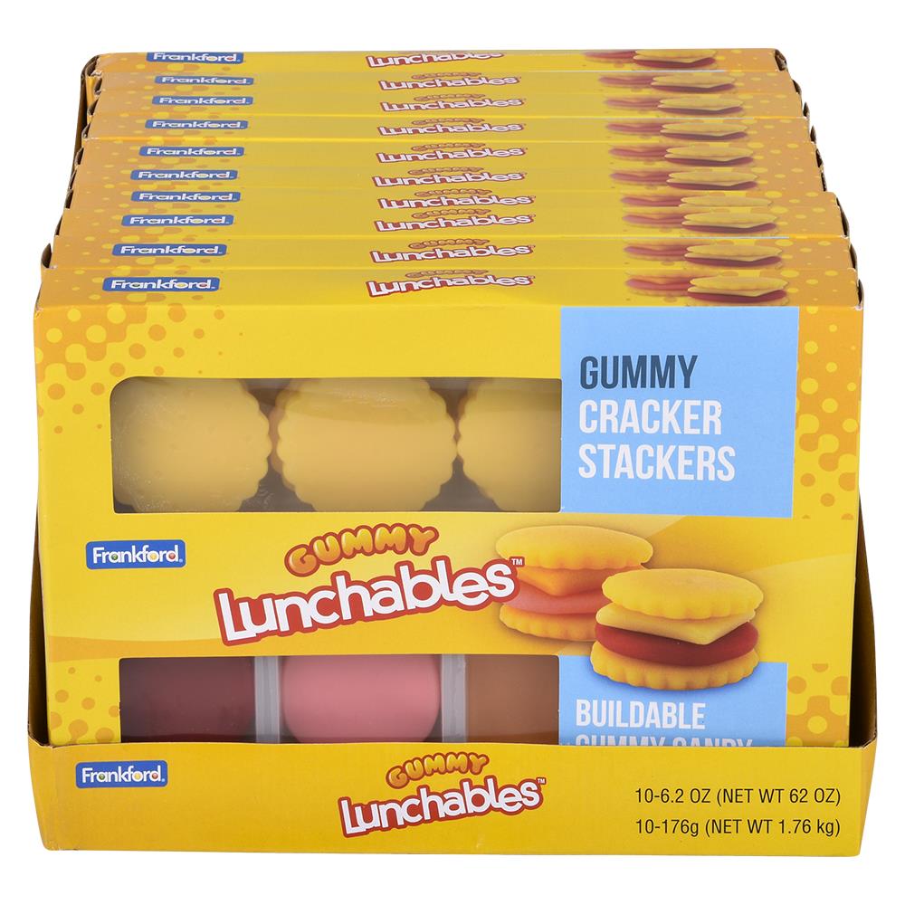 FRANKFORD KRAFT GUMMY LUNCHABLES CRACKER STACKERS 10CT The Stuff Shop