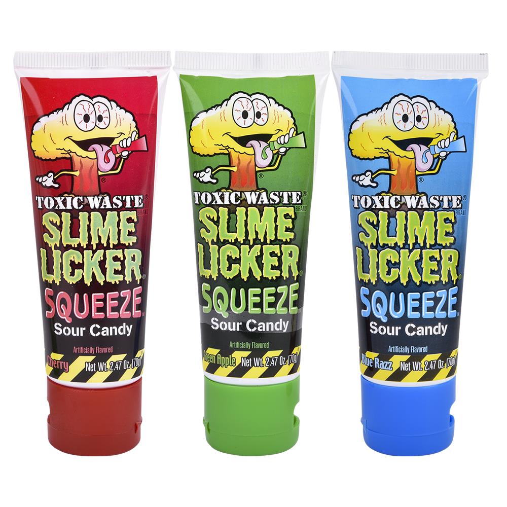 TOXIC WASTE SLIME LICKER SQUEEZE 12CT The Stuff Shop