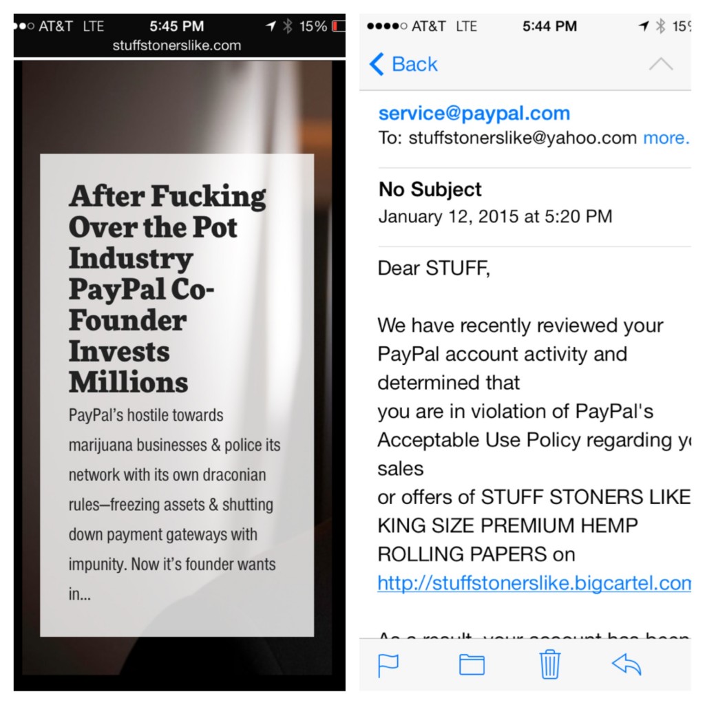 PayPal Freezes StuffStonersLike Account After Criticizing Its Founder