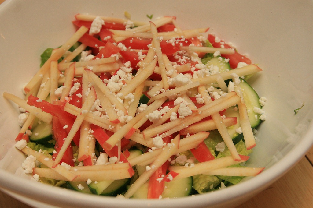 Apple Goat Cheese Salad Stuff Your Face