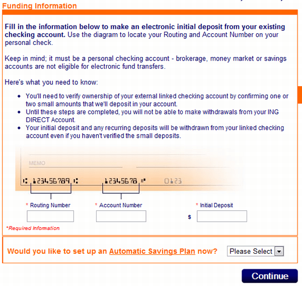 ING DIRECT High Interest Saving Account Review