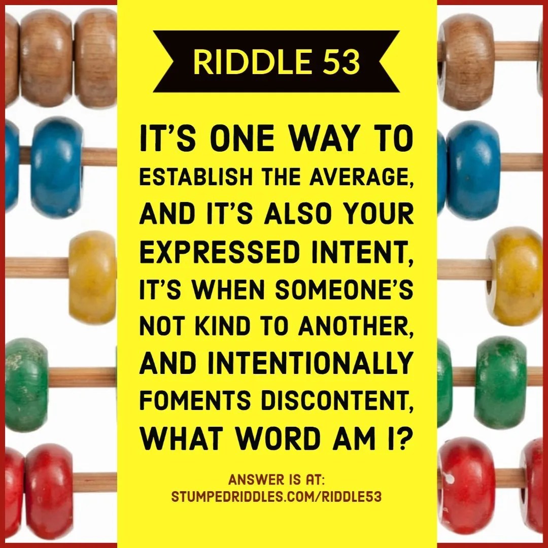 101. A Riddle for Three Areas in Life - #StumpedBooks