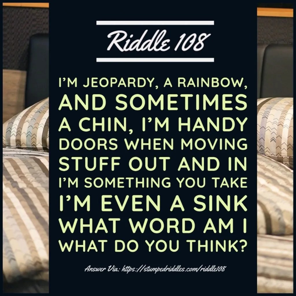 Answers for Riddles on the Website