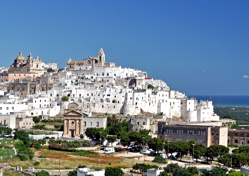 The historic center of Ostuni is among the most beautiful in Puglia