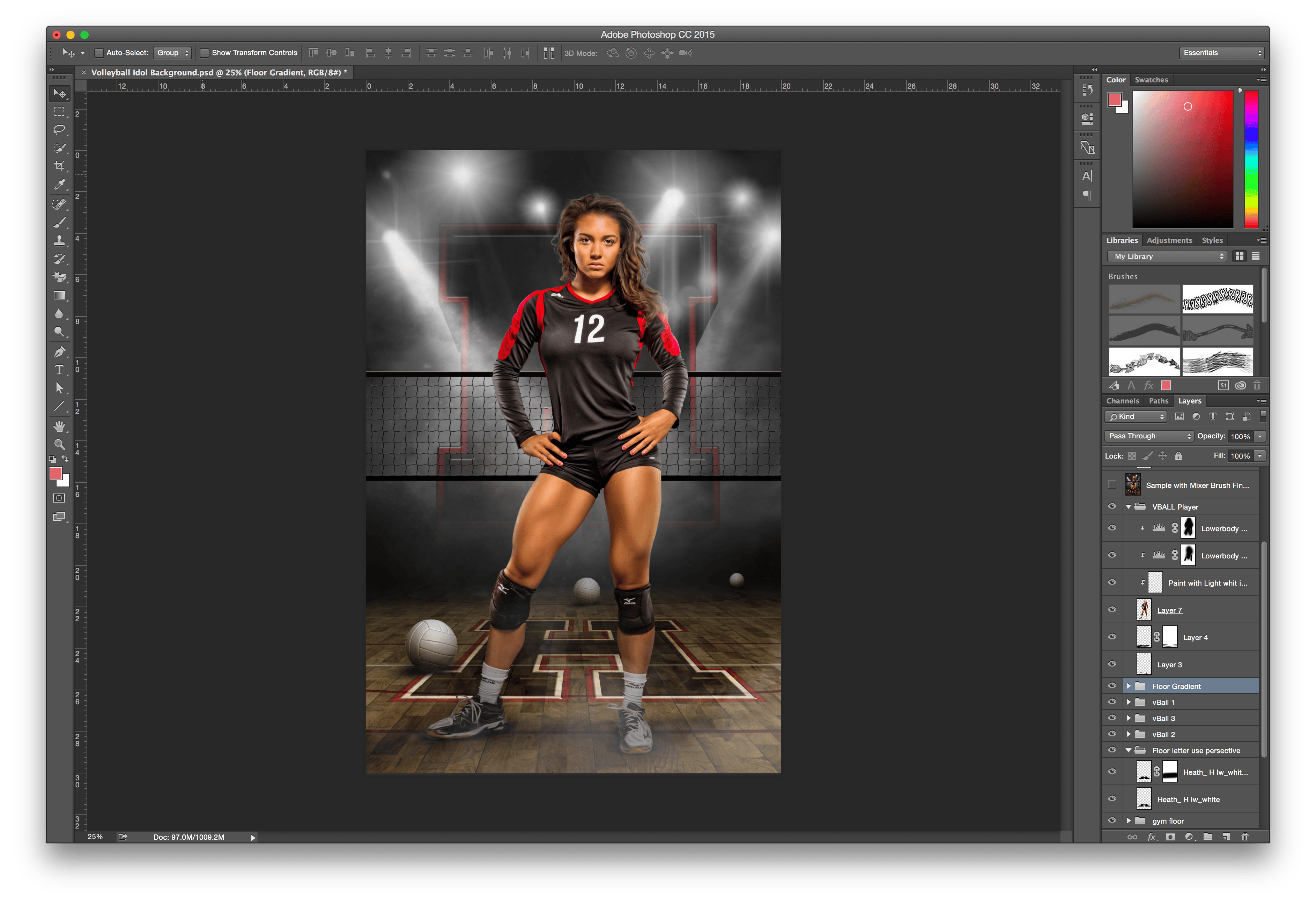 SturDaVinci Art Tools Volleyball & Basketball Idol Background