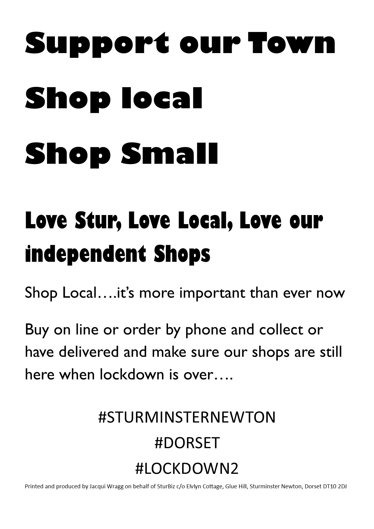 Sturminster Still OPEN for business Sturminster Newton
