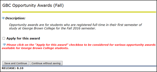 How to Apply for Awards and Scholarships Brown College