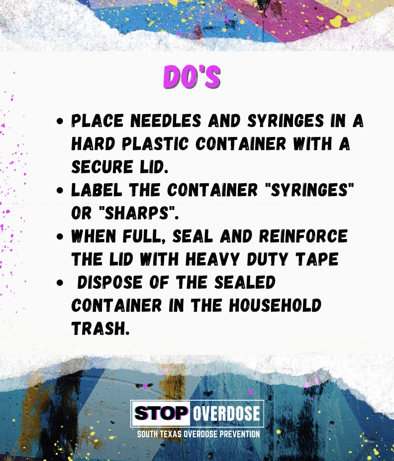 Sharps Containers South Texas Overdose Prevention
