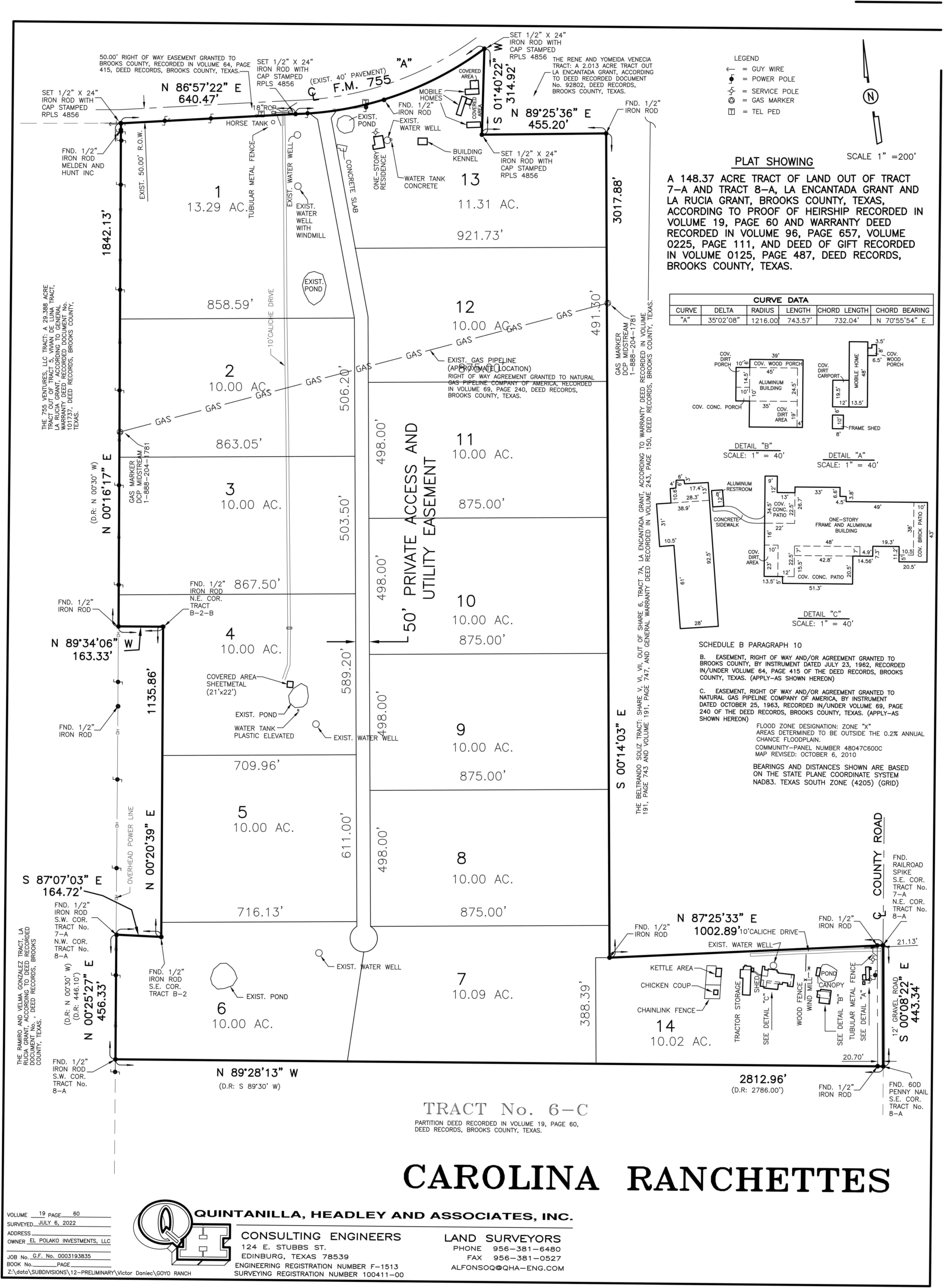 Carolina Ranchettes Brooks County, Tx