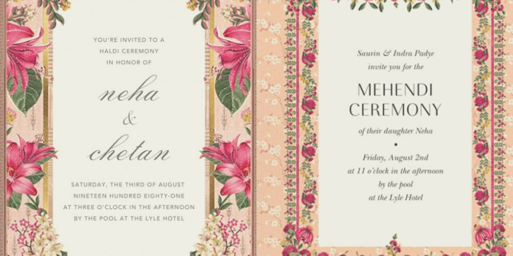 Here are some amazing whatsapp wedding invitation templates Styl Inc