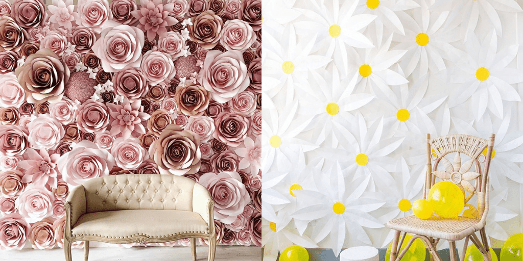 Paper Flower Wall Decoration Ideas Styl Inc