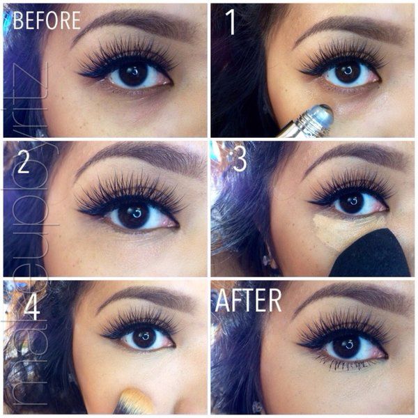 hide dark circles without concealer