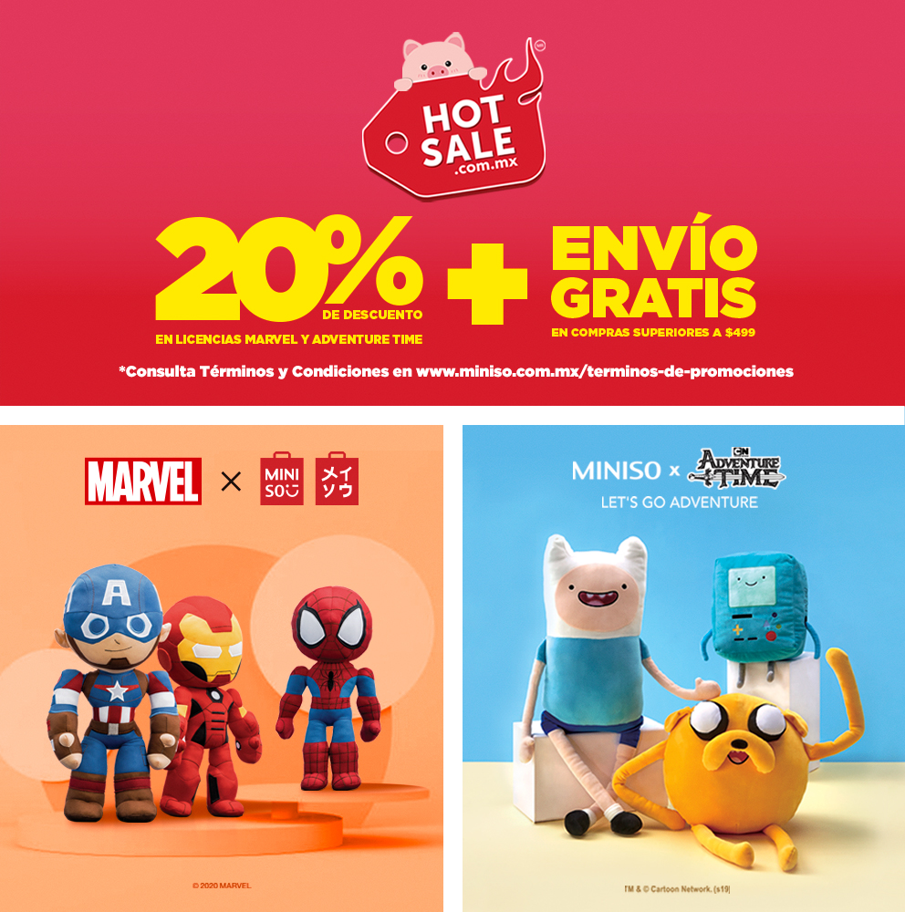 Ha llegado el HOT SALE a Miniso ¿Estás listo para llevarte todo