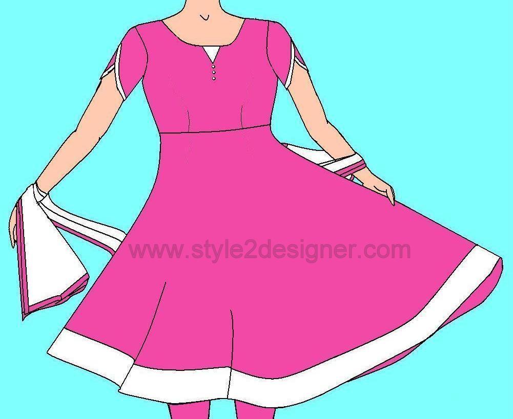Circular / Umbrella Anarkali Draft Sewing Style2Designer