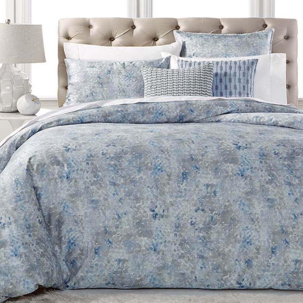 Hotel Collection Speckle Full/Queen Comforter Blue