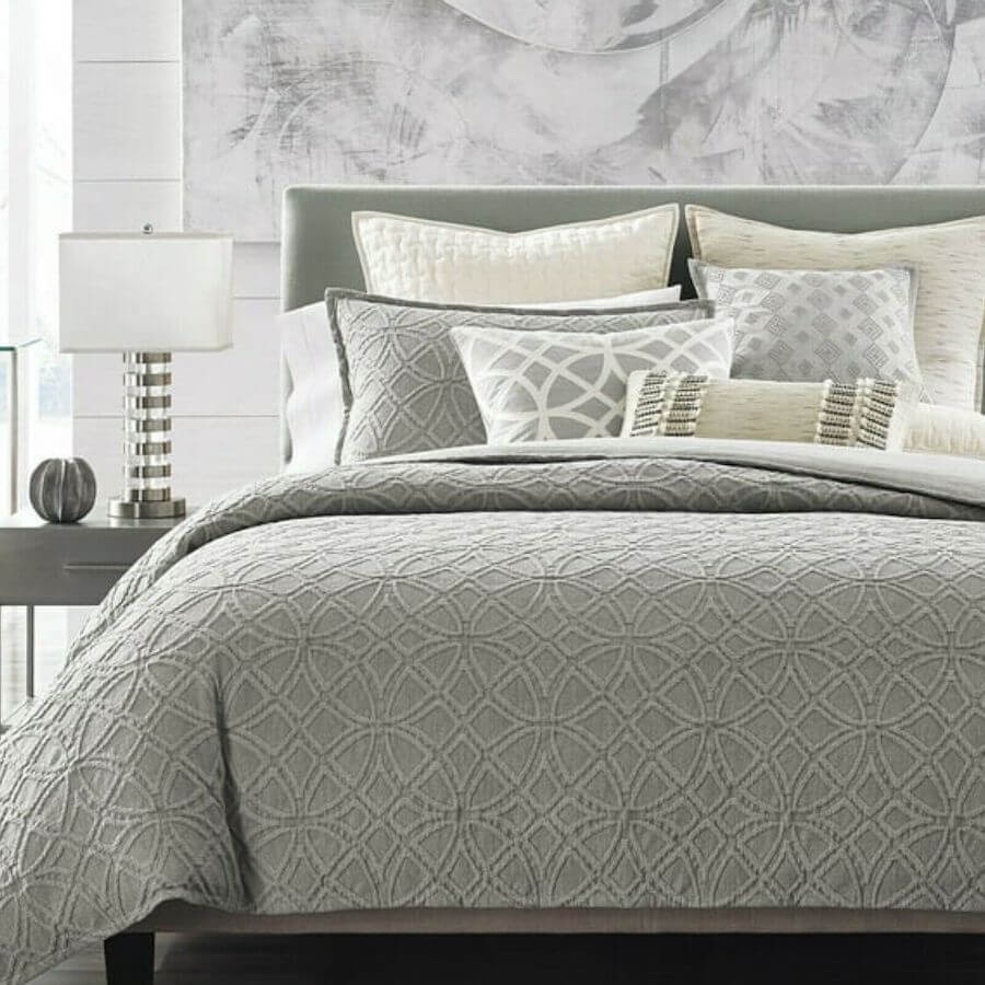 Hotel Collection Connection King Quilted Coverlet Ivory