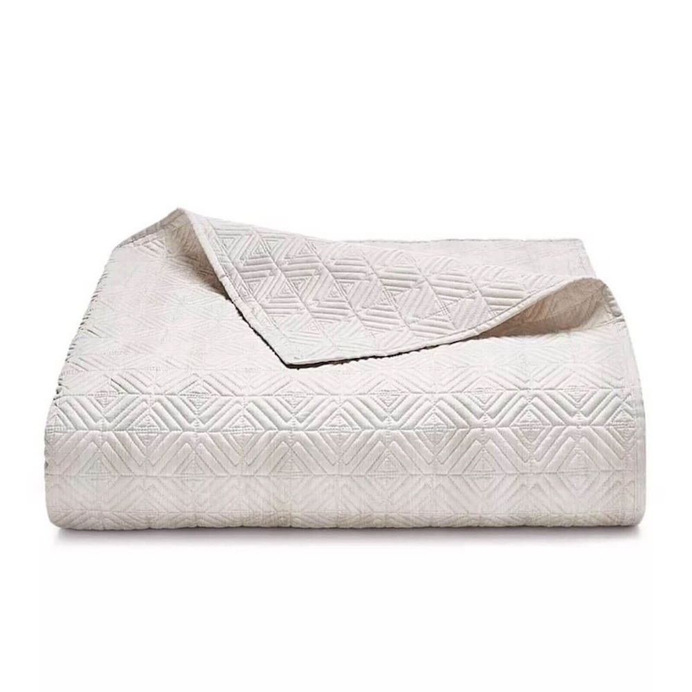 Hotel Collection Woodrose Quilted KING Coverlet Light Pink