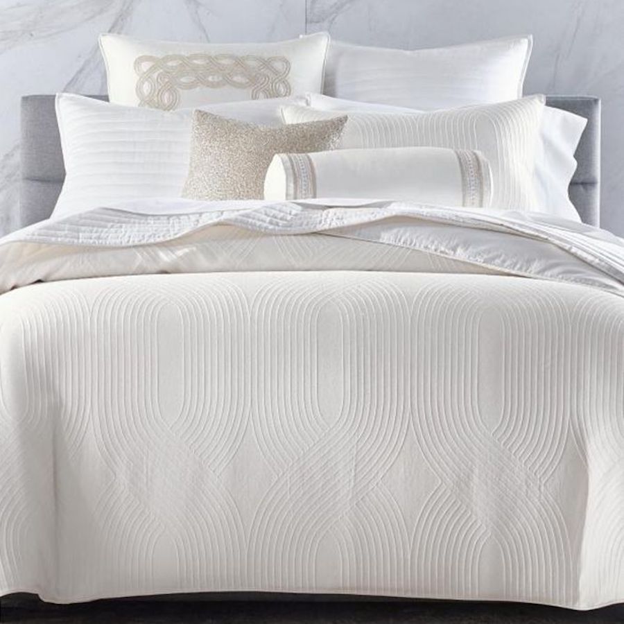Hotel Collection Avalon King Comforter White
