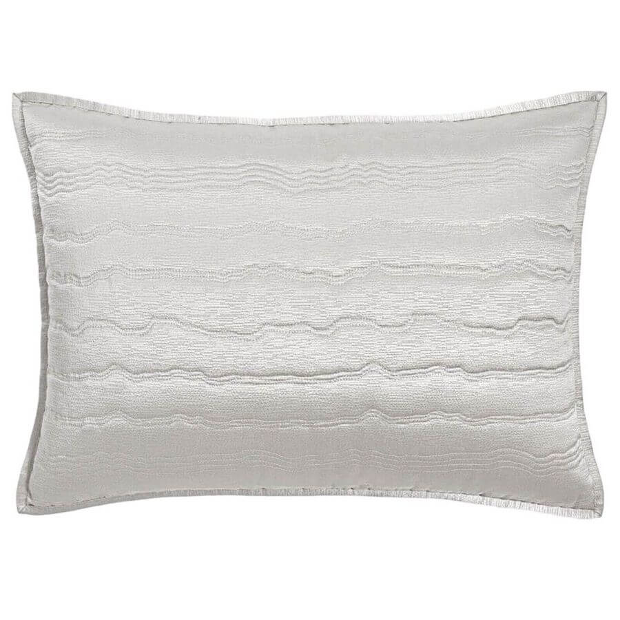 Hotel Collection Skyline Quilted 2 STANDARD Shams Silver