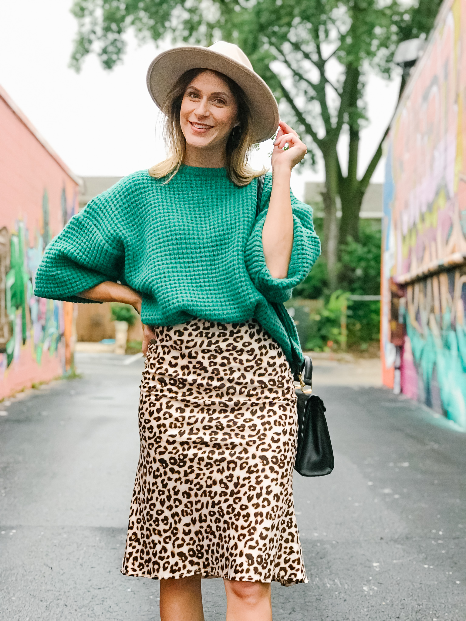 Leopard Skirt From Summer to Fall 
